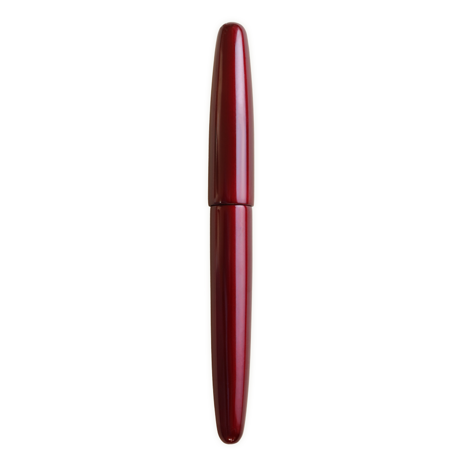 Aizu Urushi - Tamamushi-nuri - Red Fountain Pen - Wancher Pen