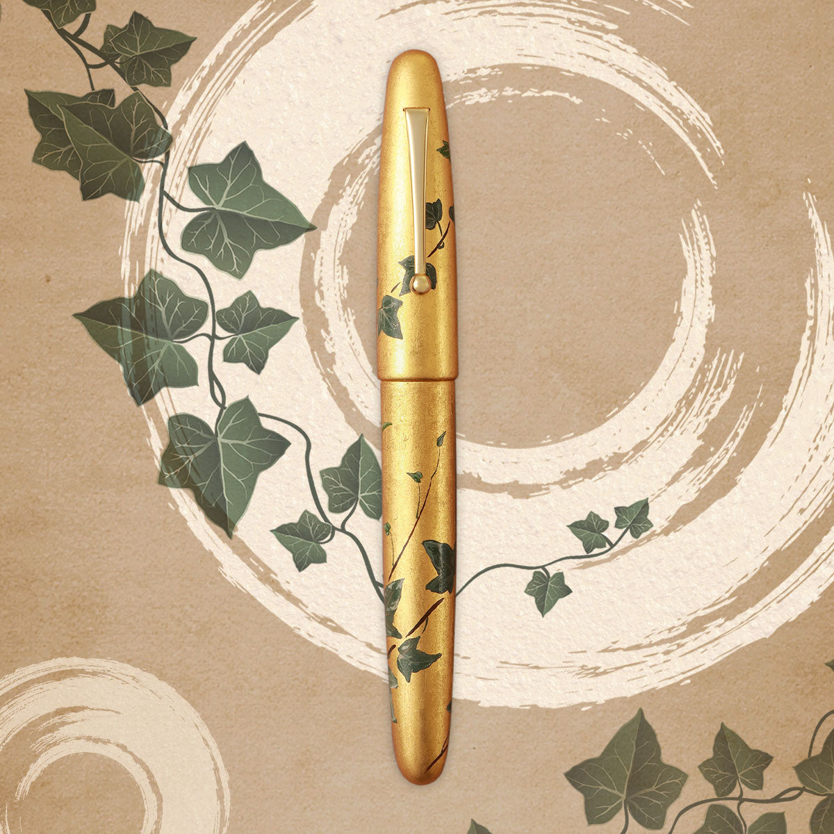 Hirota Urushi - Kinpaku Maki-e - Hedera - Wancherpen International