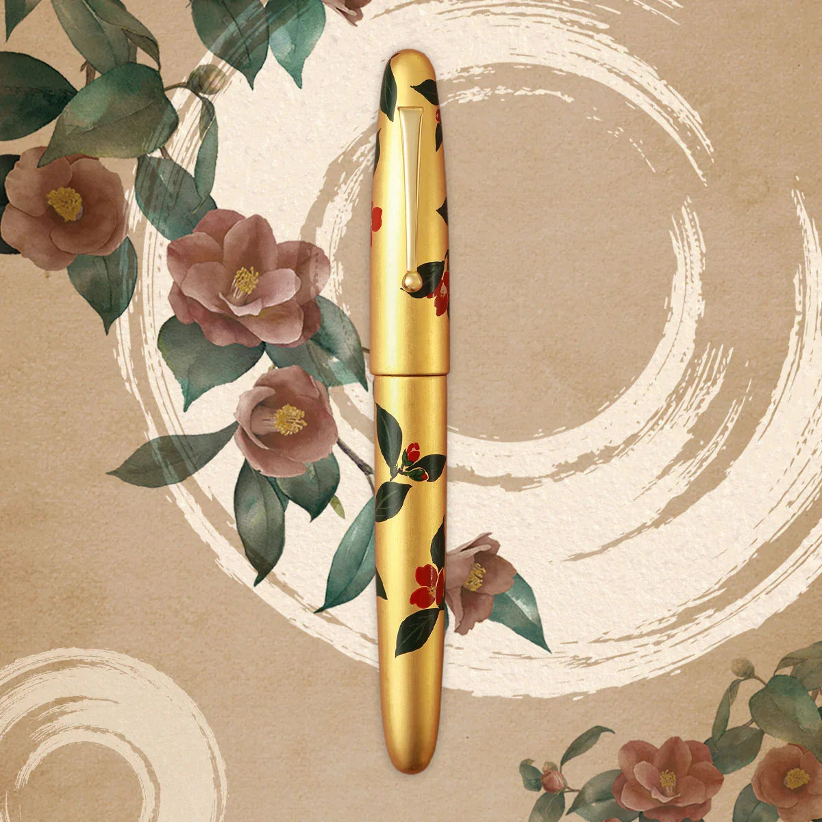 Hirota Urushi - Kinpaku Maki-e - Tsubaki - Wancherpen International