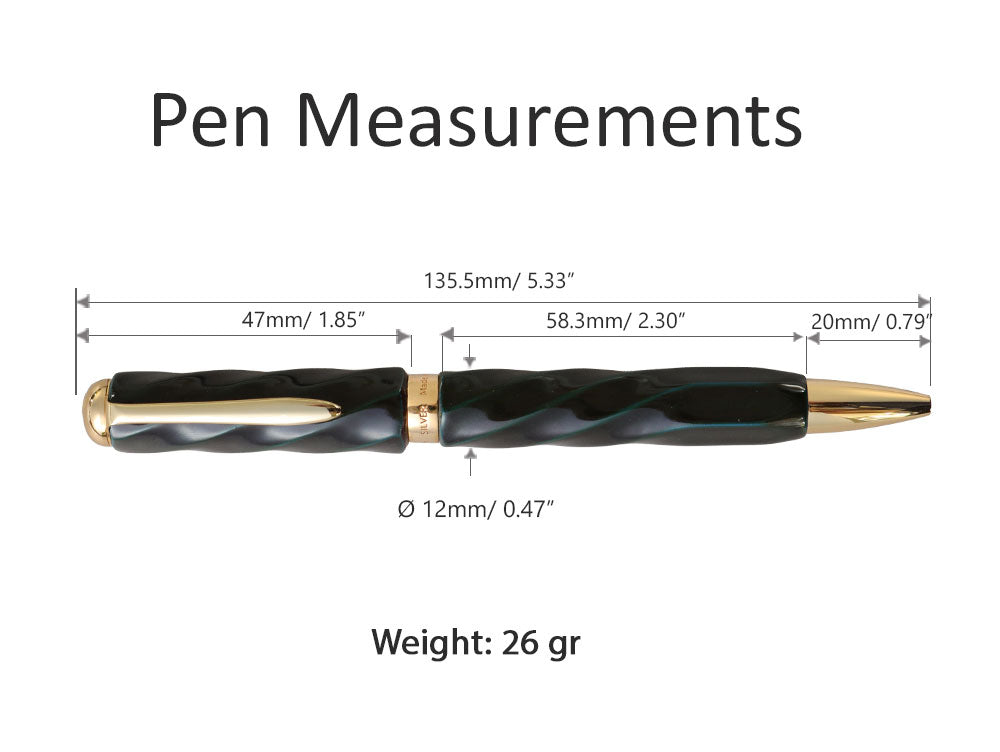 JINPU Ballpoint Pen - Ao Tamenuri Ballpoint Pen - Wancher Pen