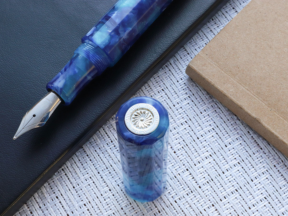 KALEIDO Fountain Pen - Deep Blue (Kaiha) - Wancherpen International