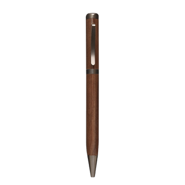 Meiboku Triangular Walnut Ballpoint Pen - Wancher Pen