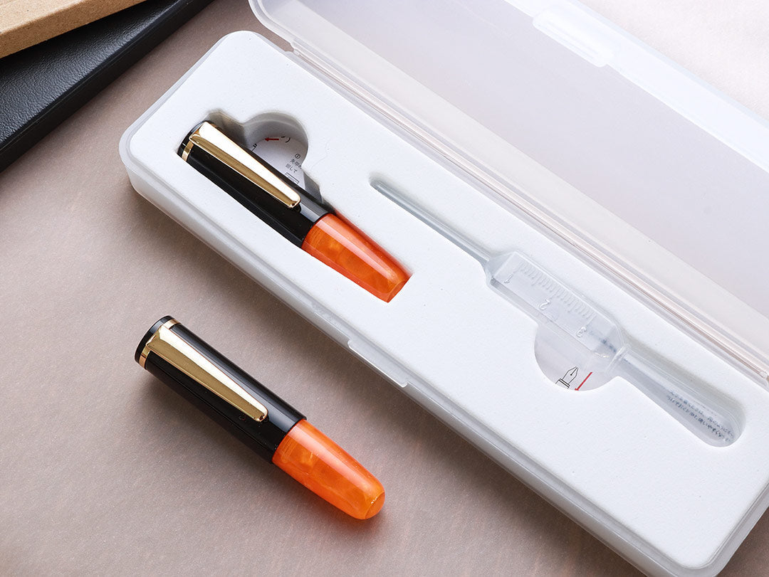 PuChiCo・ブラックチョコオレンジ Fountain Pen - Wancher ワンチャー