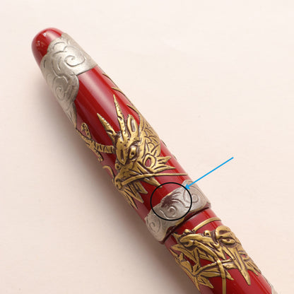 Tsuikin - Twin Dragons - Red Urushi [AS IS Sale]