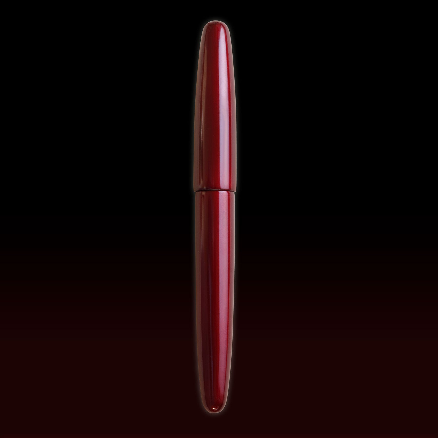 Aizu Urushi - Tamamushi-nuri - Aka Fountain Pen - Wancher Pen