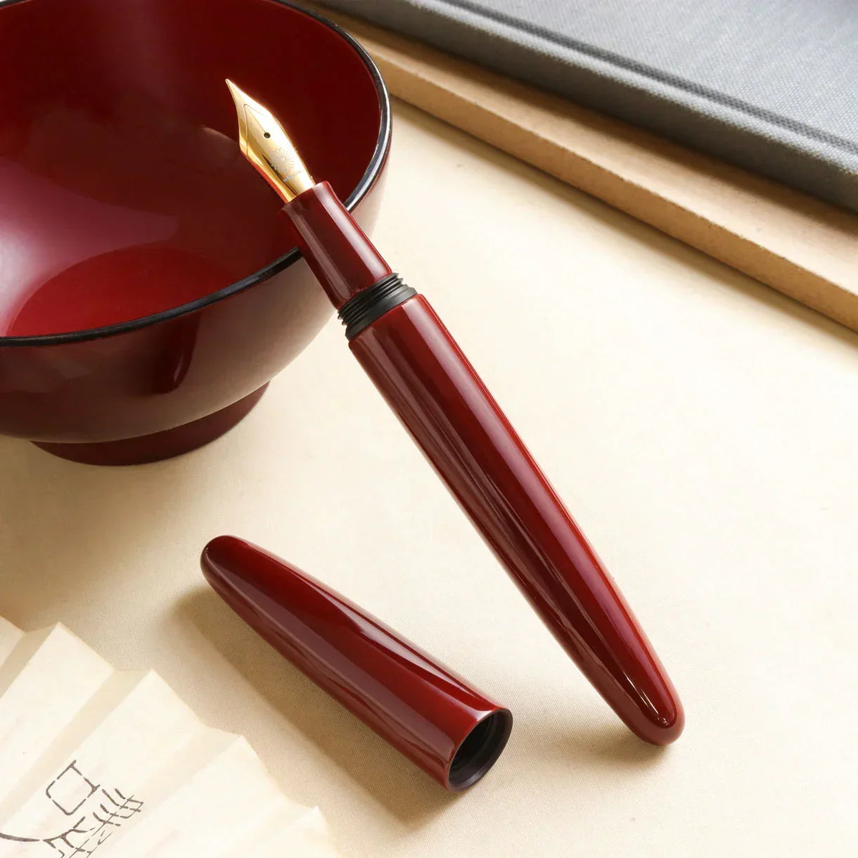 Aizu Urushi - Aka Tamenuri - Wancherpen International