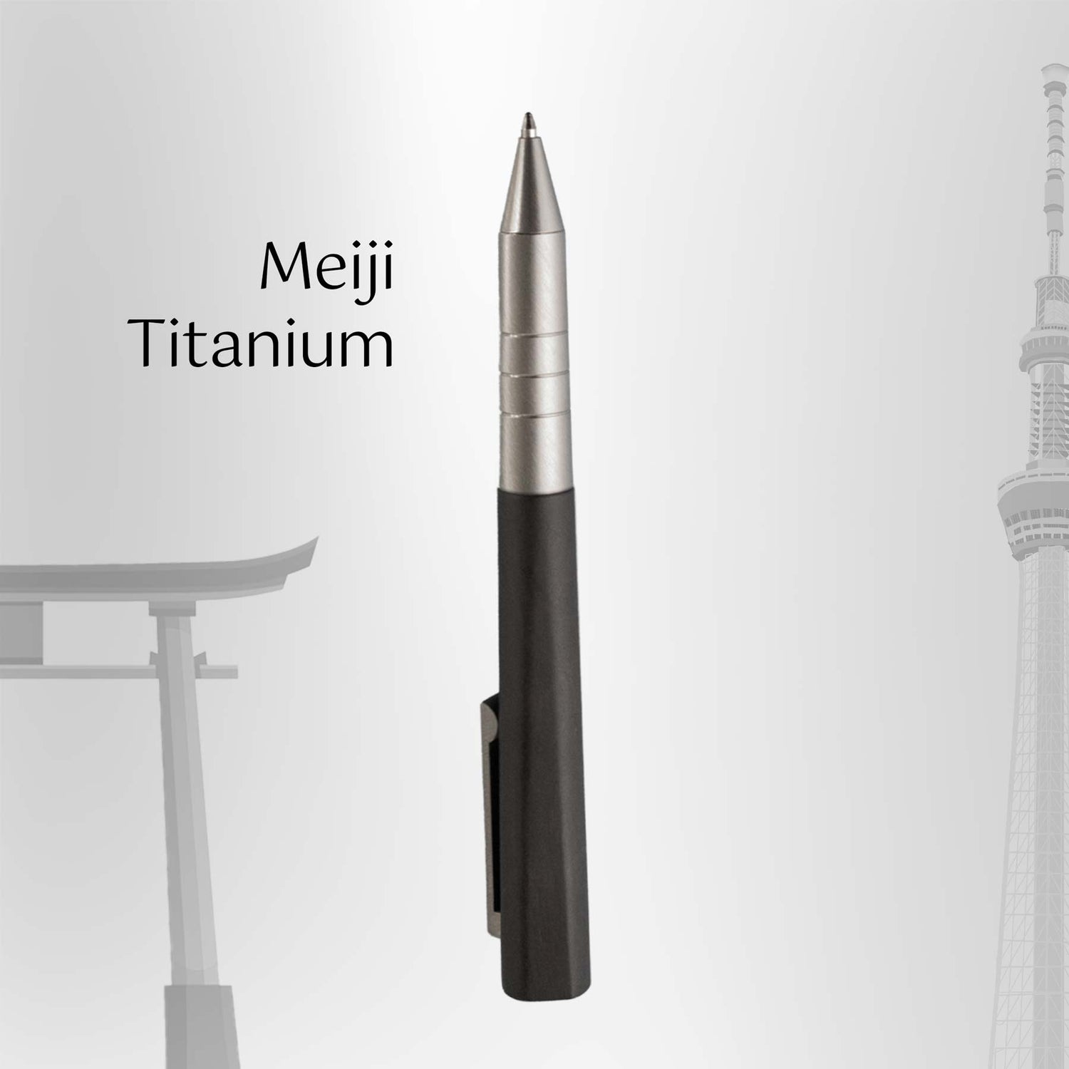 MPS - Meiji Titanium Ballpoint Pen - Wancherpen International