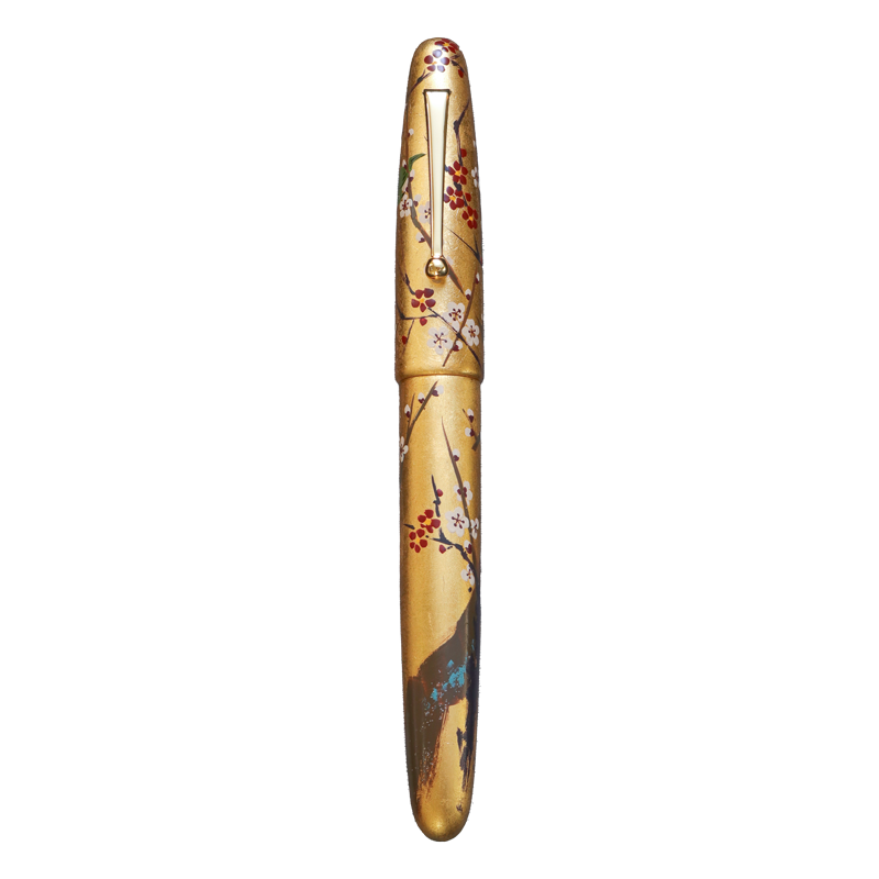 Hirota Byobu-e - Ume ni Hanasui (Plum Blossom) Fountain Pen - Wancher Pen