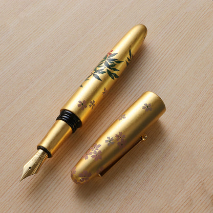 Hirota Byobu-e - Haru no Kotoboki (Celebration of Spring) Fountain Pen - Wancher Pen