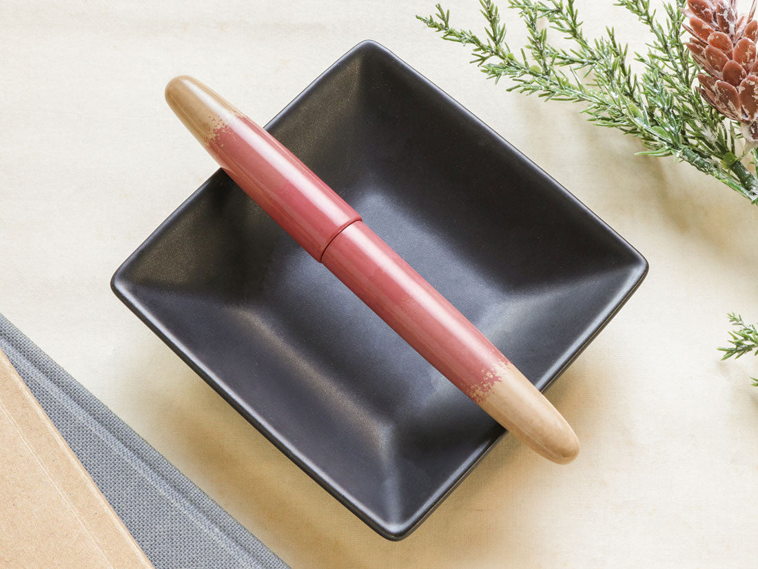 Hirota Urushi - Chawan-iro - Momo Fountain Pen - Wancher Pen