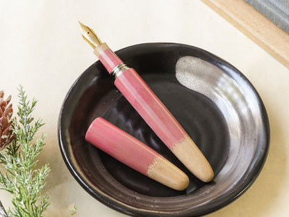 Hirota Urushi - Chawan-iro - Momo Fountain Pen - Wancher official