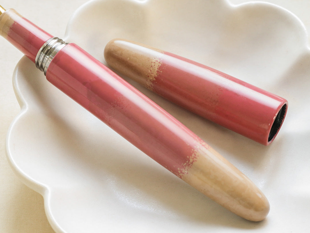 Hirota Urushi - Chawan-iro - Momo Fountain Pen - Wancher Pen