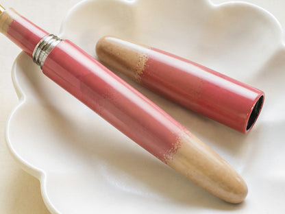 Hirota Urushi - Chawan-iro - Momo Fountain Pen - Wancher Pen