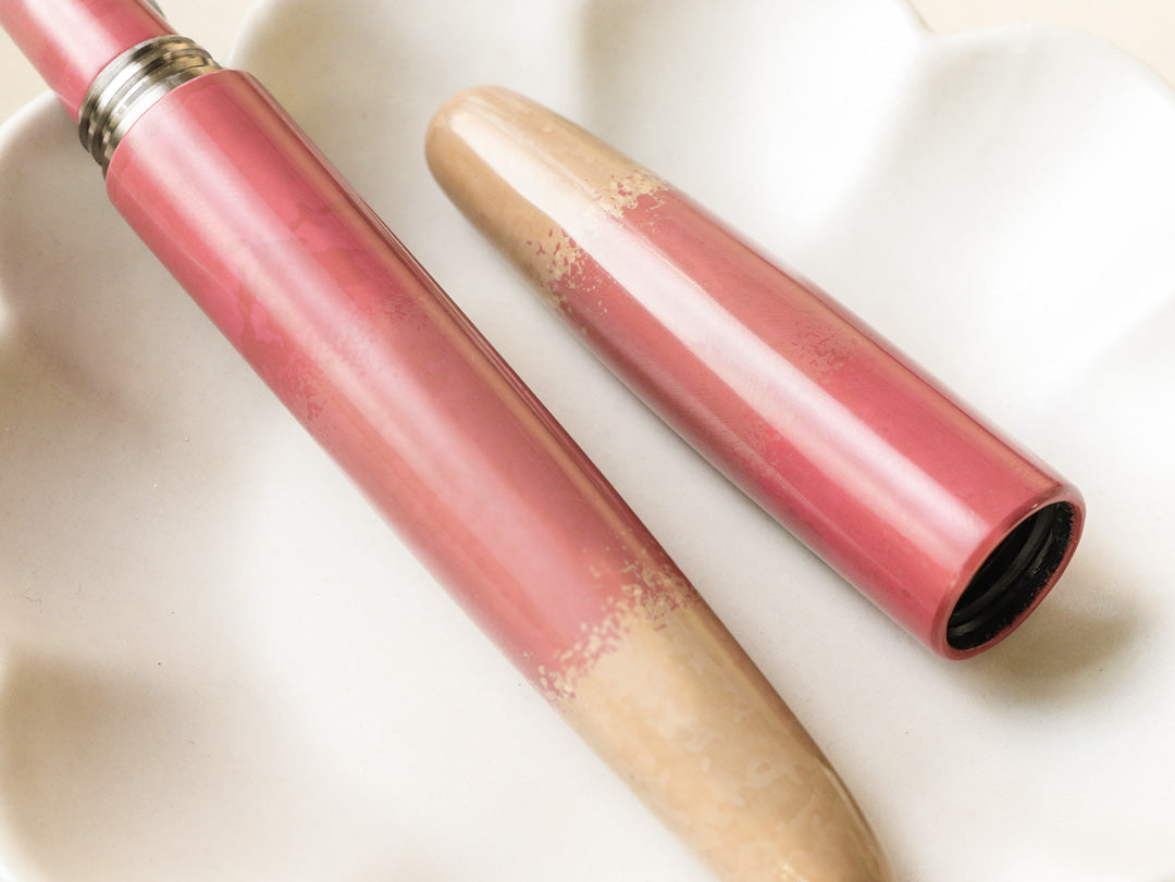 Hirota Urushi - Chawan-iro - Momo Fountain Pen - Wancher Pen