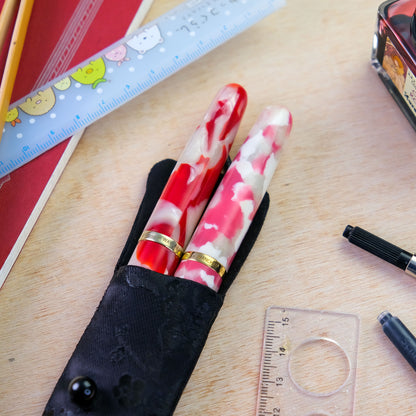 Dream Pen Celluloid SAKURA & Kingyo Wancher Celluloid Fountain Pen inspired by Japanese spring artistry