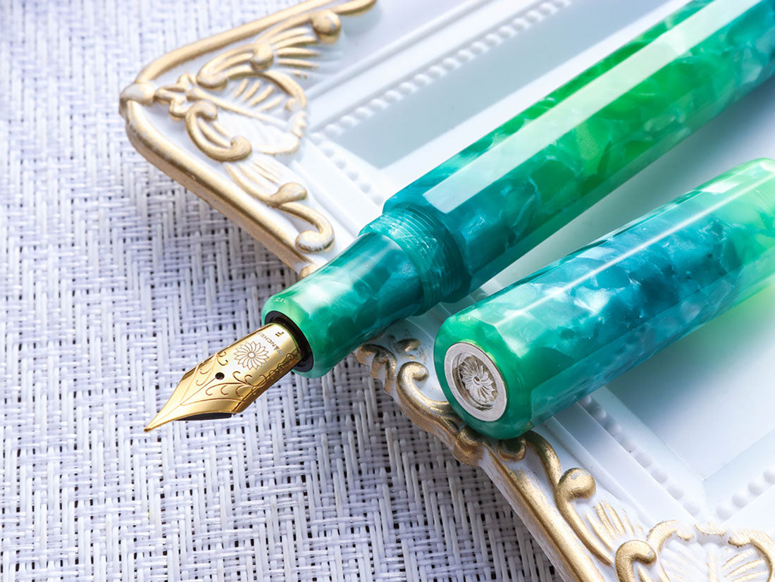 KALEIDO Fountain Pen - Green (Shisui) Fountain Pen - Wancher Pen