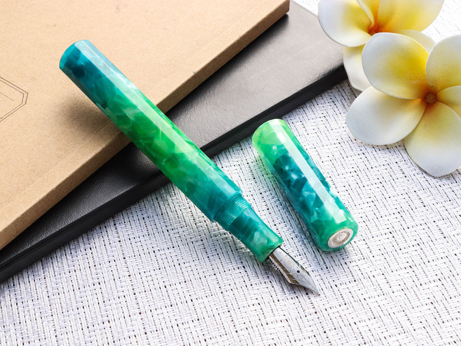 KALEIDO Fountain Pen - Green (Shisui) Fountain Pen - Wancher Pen