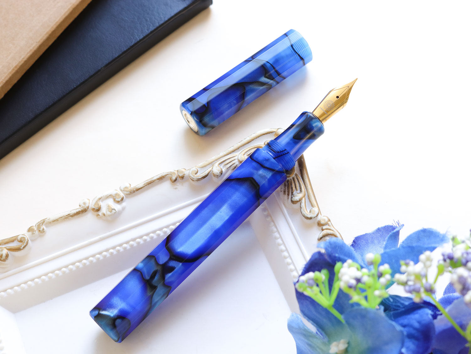 KALEIDO Fountain Pen - Ultramarine (Souen) - Wancherpen International