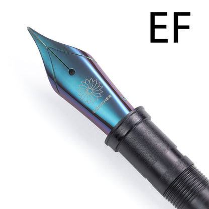 Wancher Jowo Amethyst Blue Nib M Size with a white background