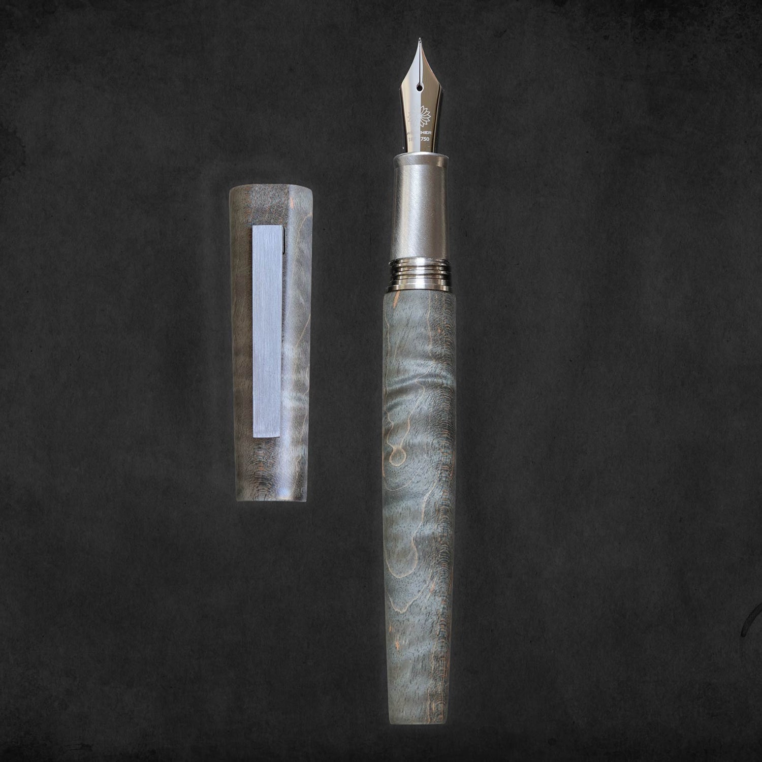 Olympus Titan - Nocturne Gray Fountain Pen - Wancherpen International