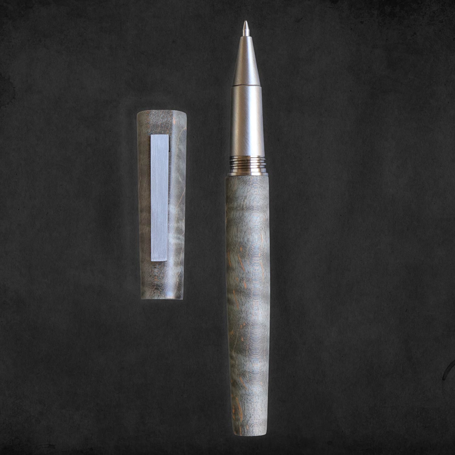 Olympus Titan - Nocturne Gray Ballpoint Pen - Wancherpen International