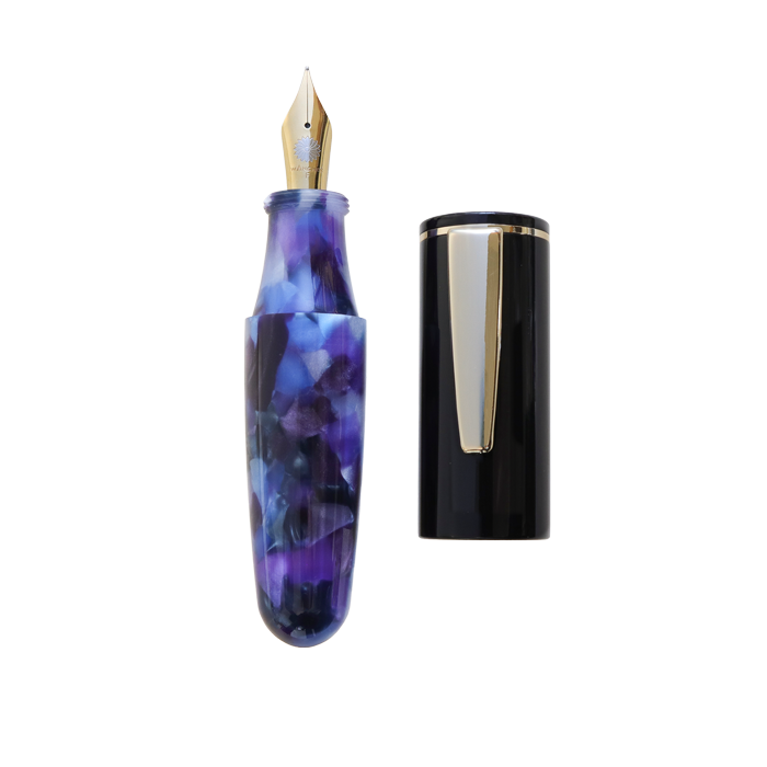 Uncapped version of Pochaco midnight violet with purple and black hue with transparent background