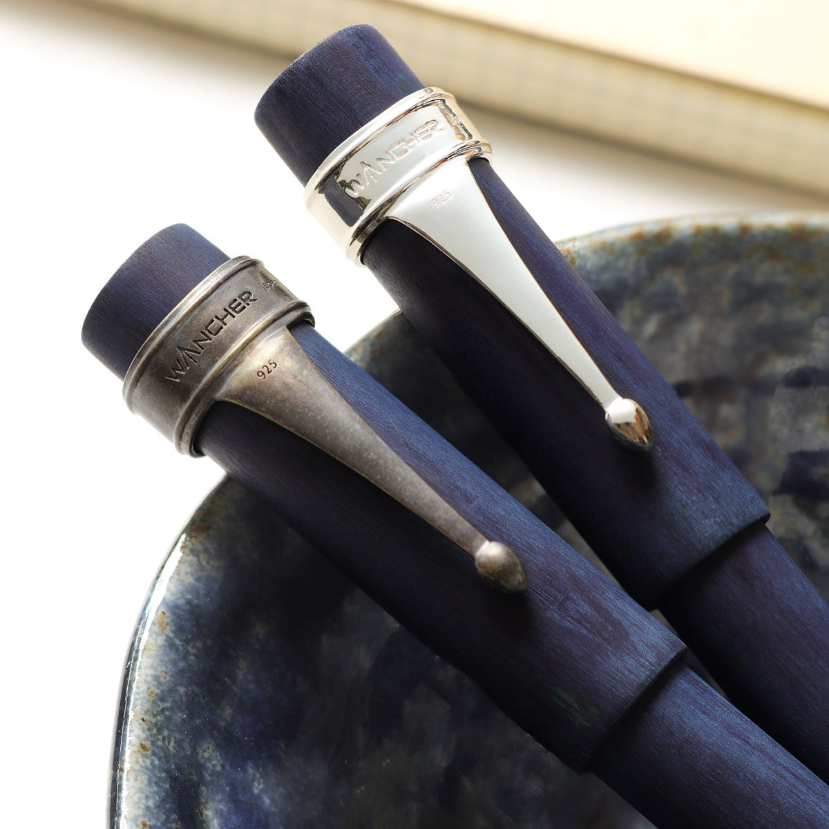Sekai Ai with silver and matte pen clip close-up