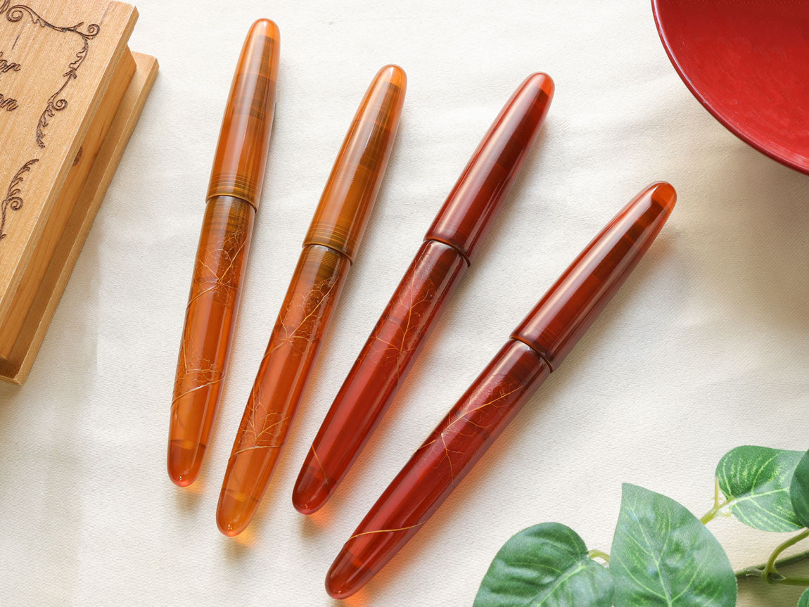 Tamesukashi Toumei - Kiei Ivy Fountain Pen | Wancher Pen