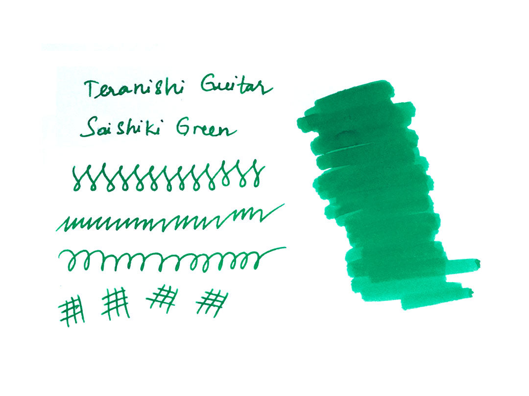 Kunisaki - Glass Dip Pen Set - Shamrock Green - Wancherpen International
