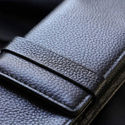 Terasaki Leather Pen Case - Black - Wancherpen International
