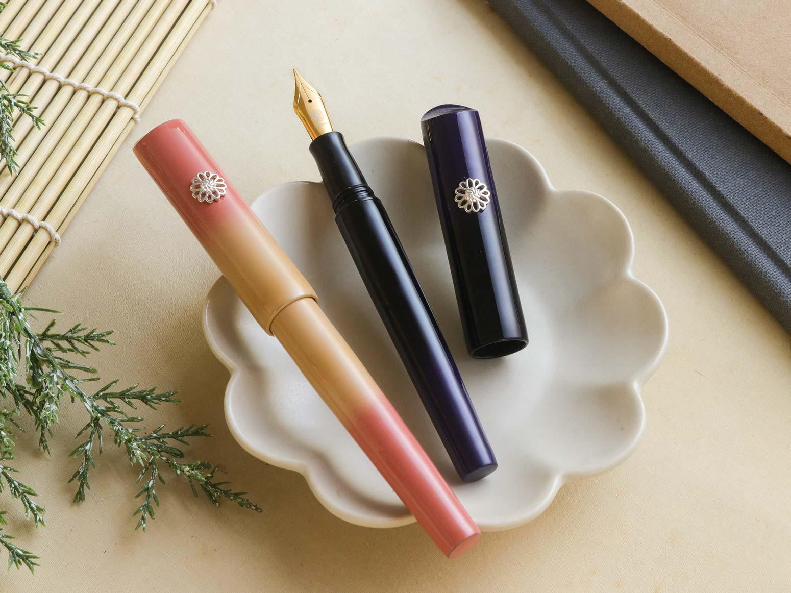 Wajima Urushi - Toki-iro Bokashi Fountain Pen - Wancher Pen