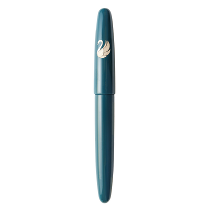 Dream Pen Zogan Swan - Urushi Teal Fountain Pen - Wancher Pen