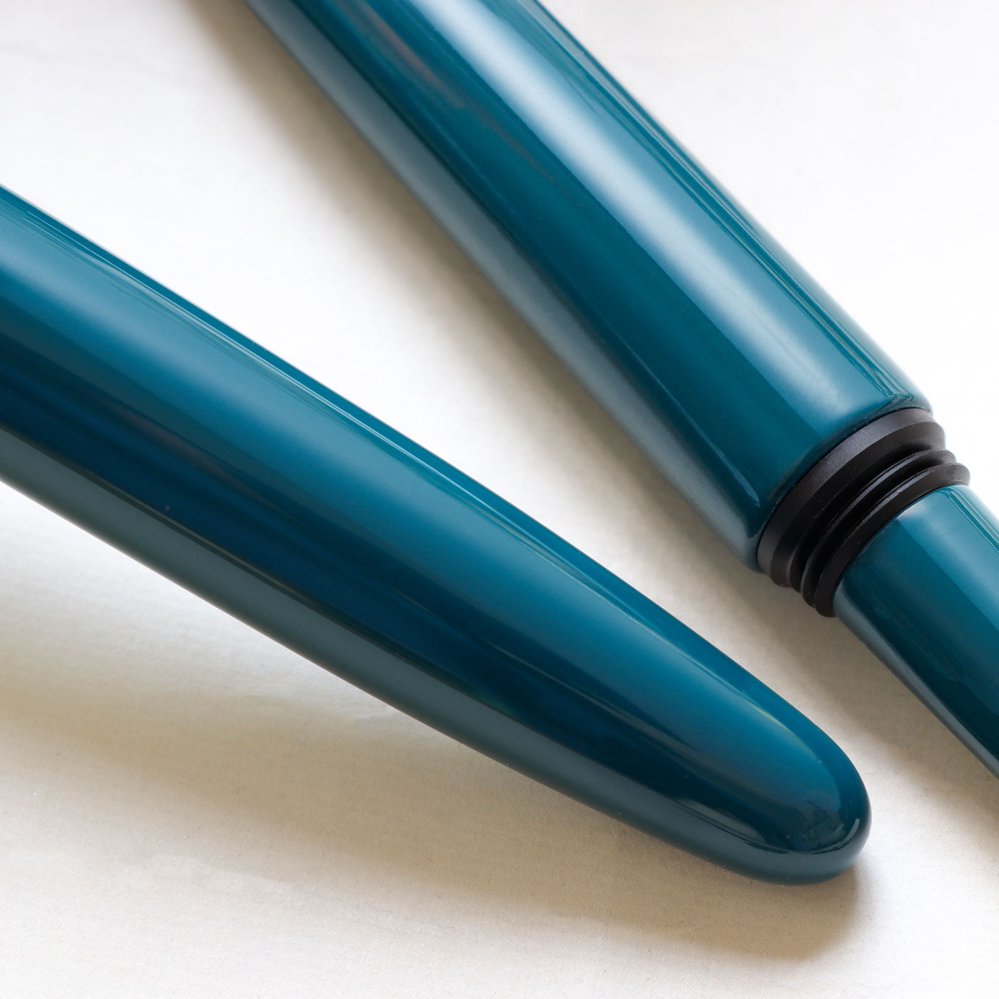Dream Pen Zogan Swan - Urushi Teal Fountain Pen - Wancher Pen