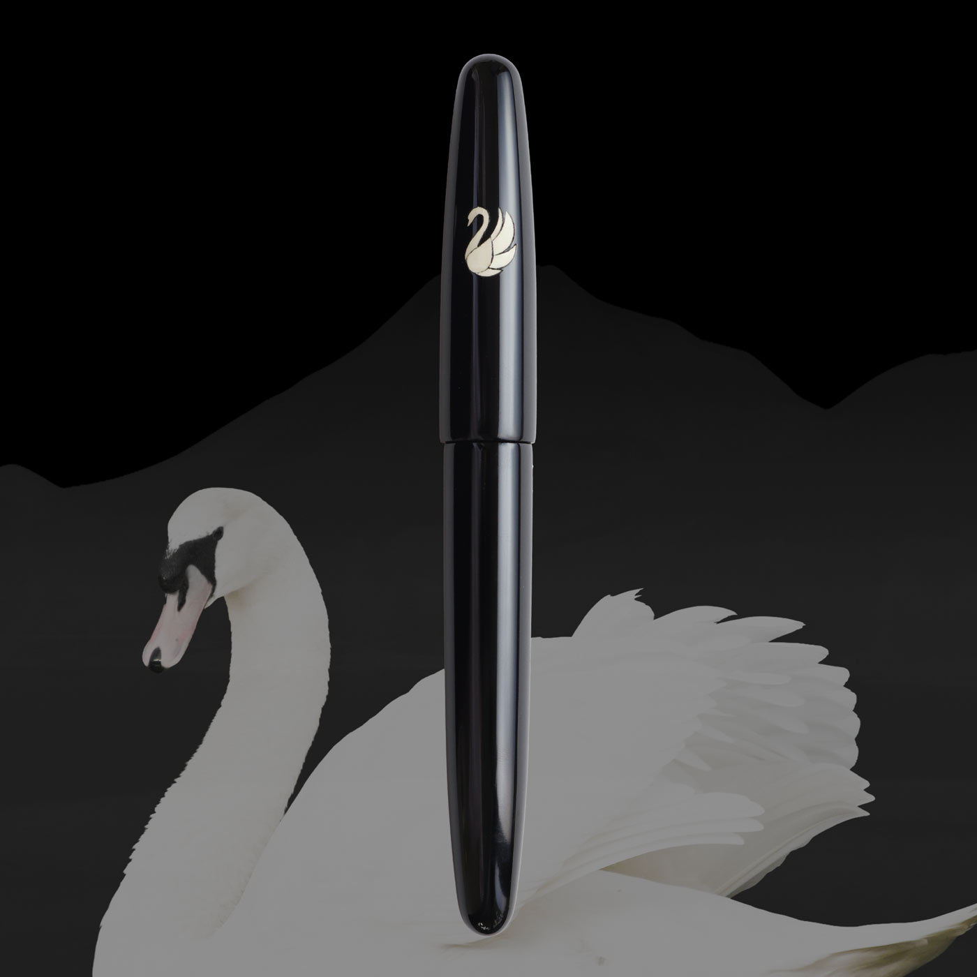 Dream Pen Zogan Swan - Urushi Black