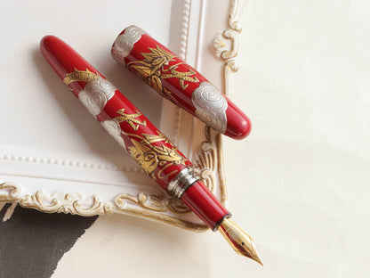 Tsuikin - Twin Dragons - Red Urushi - Wancherpen International