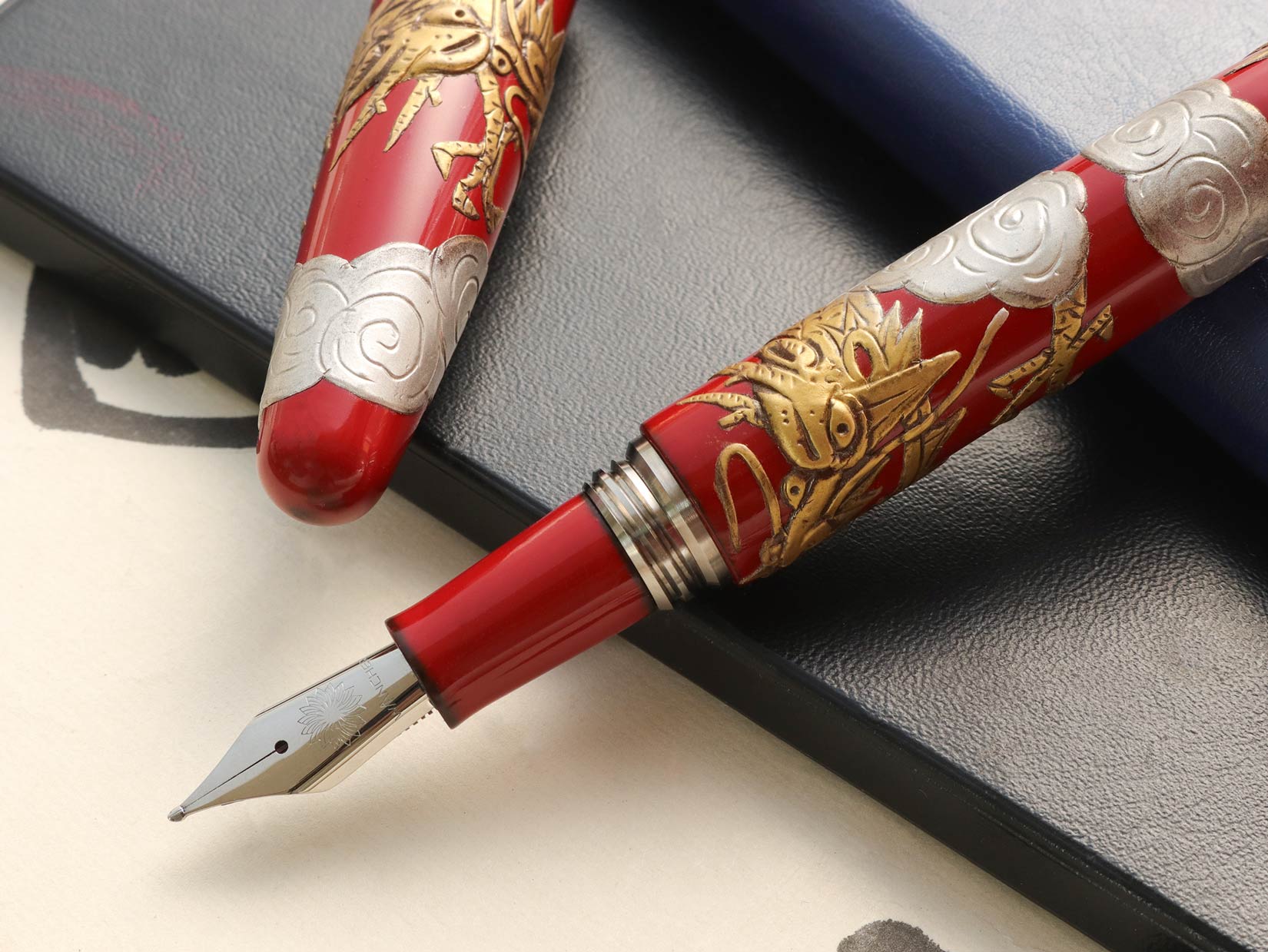 Tsuikin - Twin Dragons - Red Urushi - Wancherpen International