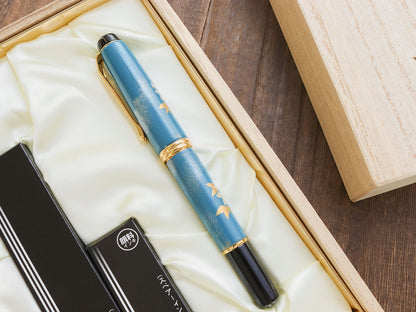 Kuretake Wajima Maki-e Brush & Felt Pen - Yukiwarisou - Wancherpen International