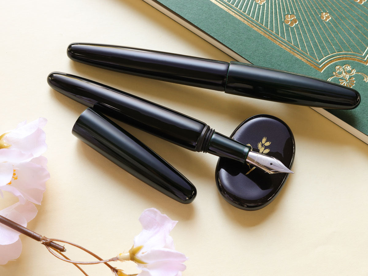 Aizu Urushi - Tamamushi-nuri - Midori Fountain Pen - Wancher Pen