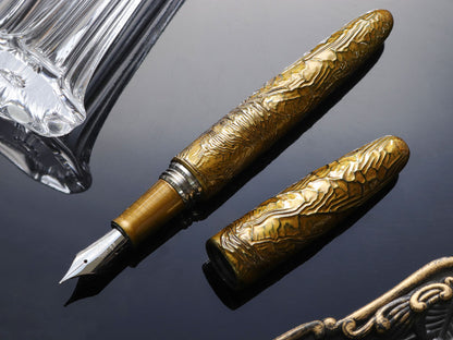 Yakumo-nuri Chijimi - Nishikihebi Fountain Pen Fountain Pen - Wancher Pen