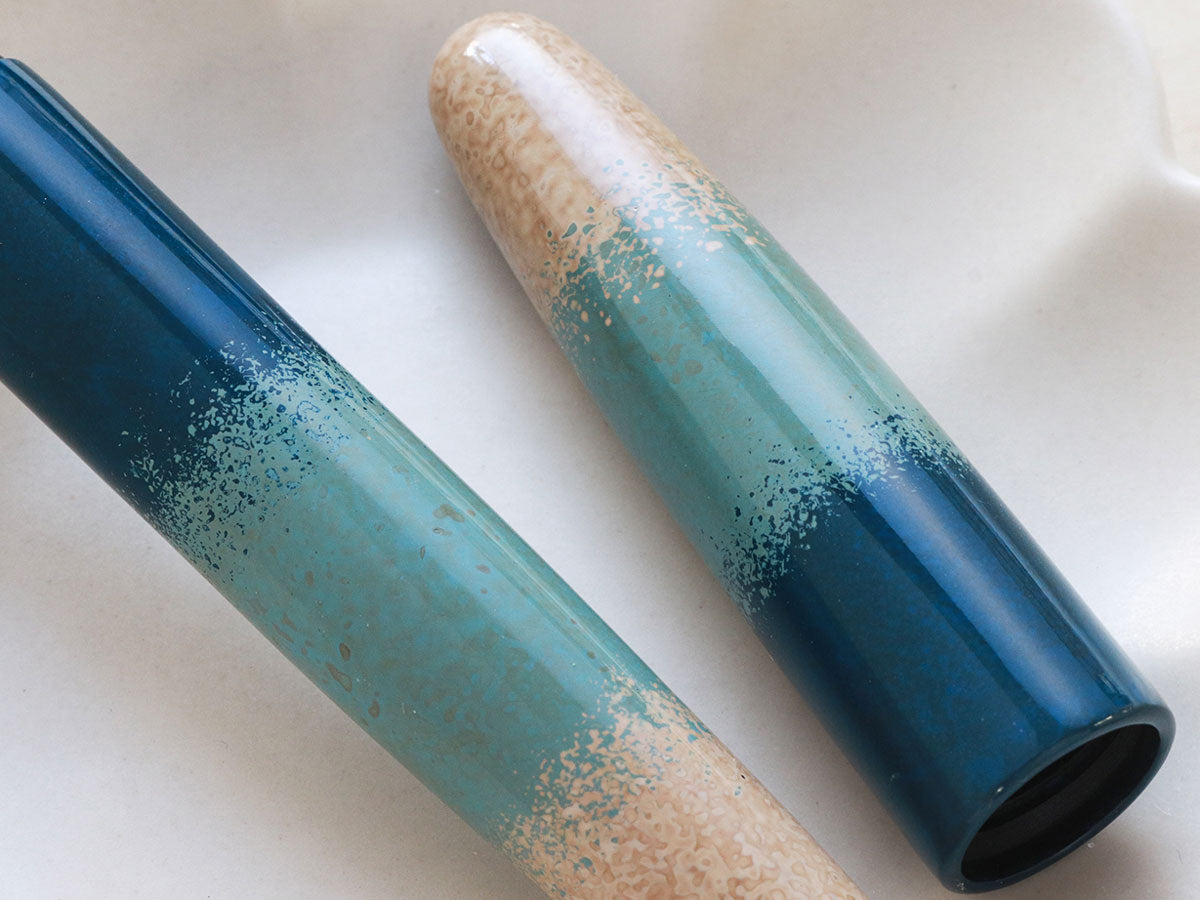 Hirota Urushi - Chawan-iro - Ai Fountain Pen - Wancher Pen