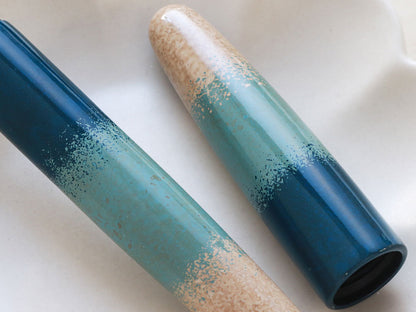 Hirota Urushi - Chawan-iro - Ai Fountain Pen - Wancher Pen