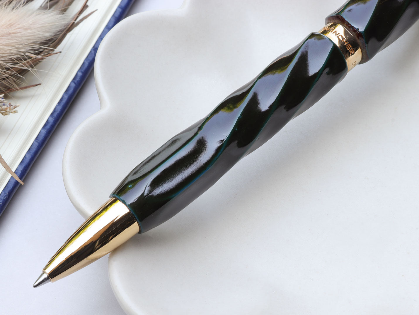 JINPU Ballpoint Pen - Ao Tamenuri Ballpoint Pen - Wancher Pen