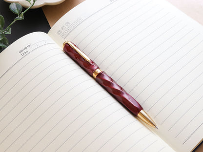 JINPU Ballpoint Pen - Tamamushi-nuri Red Ballpoint Pen - Wancher Pen