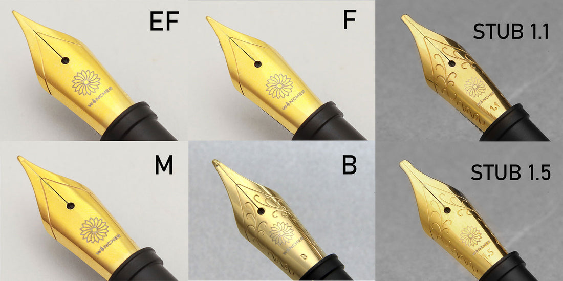 Size #6 Nib - Stainless Steel - Gold-plated Nib