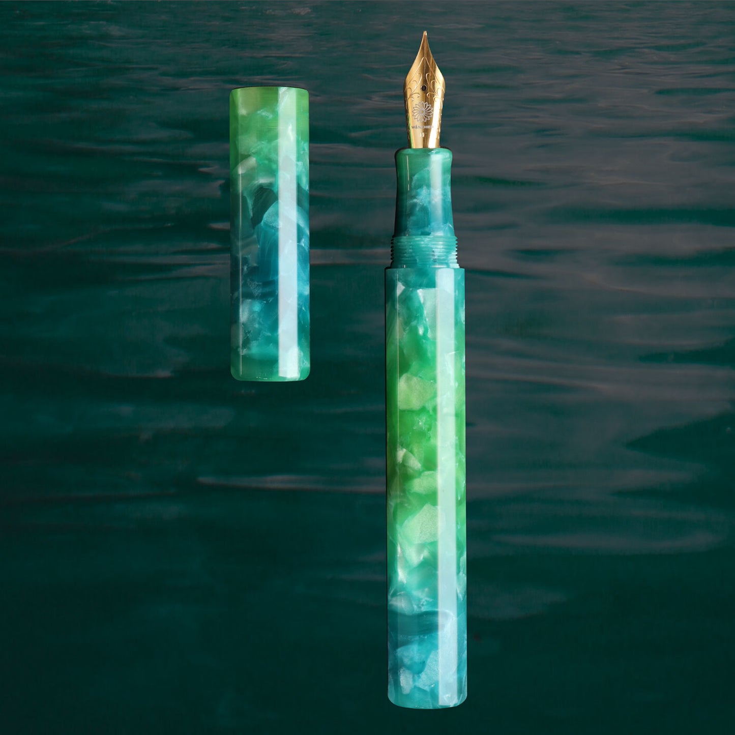 KALEIDO Fountain Pen - Green (Shisui) - Wancherpen International