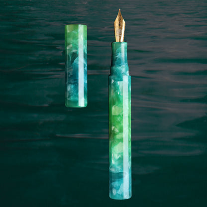 KALEIDO Fountain Pen - Green (Shisui) - Wancherpen International