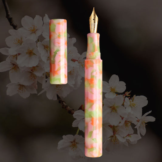 KALEIDO Fountain Pen - Pink (Wazakura) - Wancherpen International