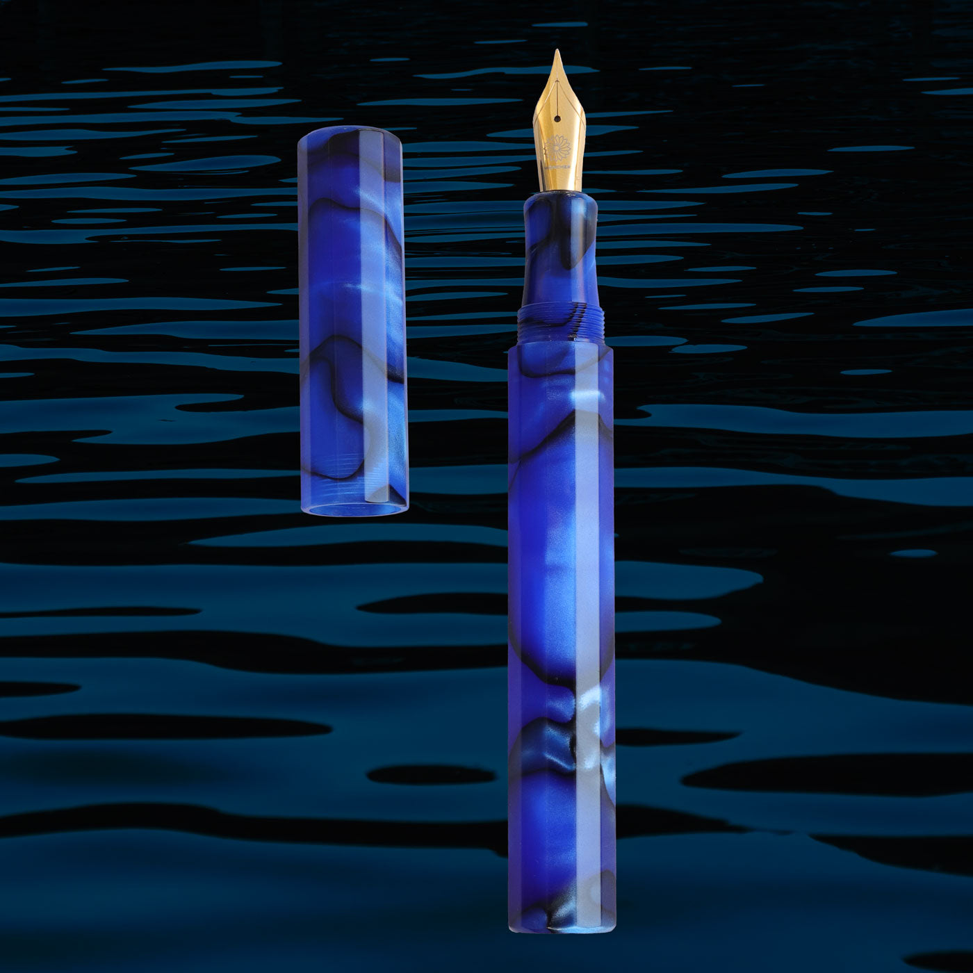 KALEIDO Fountain Pen - Ultramarine (Souen) - Wancherpen International