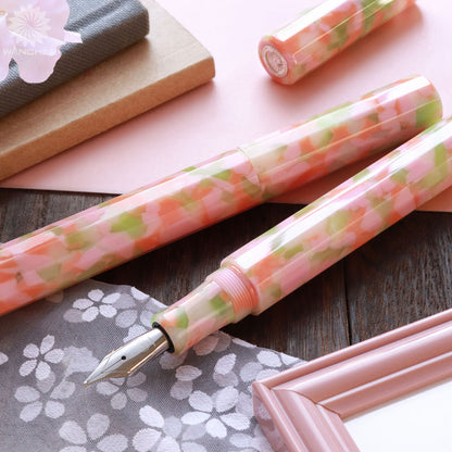 KALEIDO Fountain Pen - Pink (Wazakura) Fountain Pen - Wancher Pen
