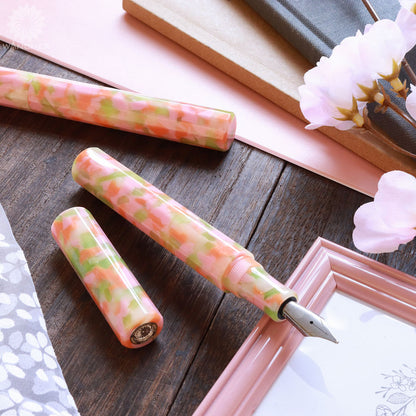 KALEIDO Fountain Pen - Pink (Wazakura) Fountain Pen - Wancher Pen